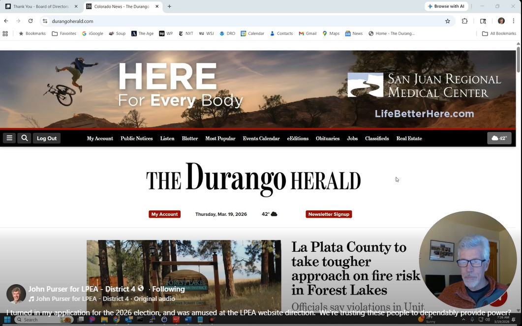 My LPEA Board Candidate Announcement